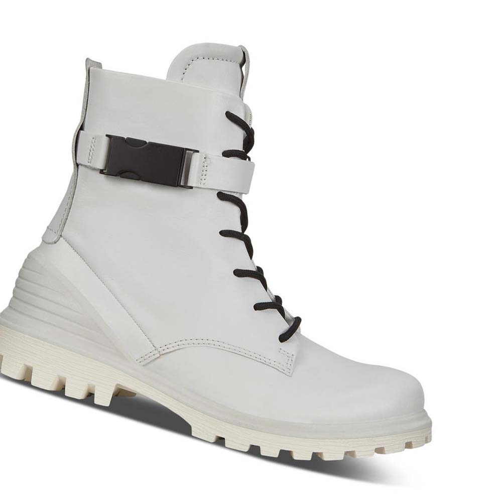 Ecco Tredtray Mid-cut Buckled Støvler Dame Hvite | NO 53SGL